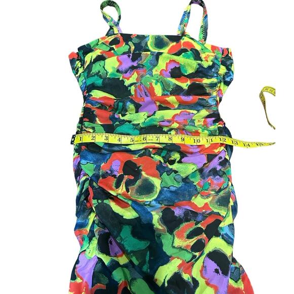 Rachel by Rachel Roy Illusion Print Sleeveless mini bodycon SZ. 0 Floral - Picture 11 of 14